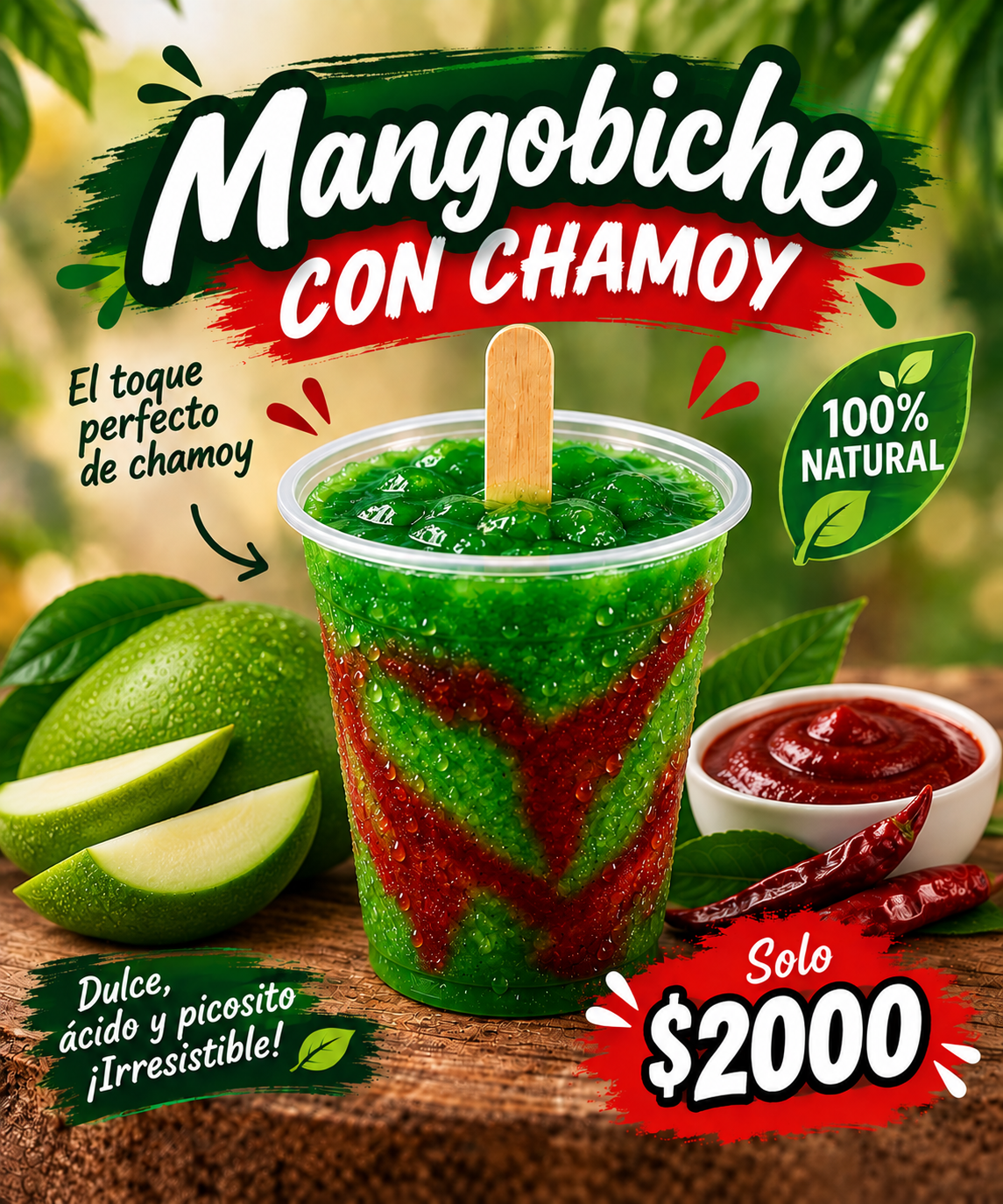 Helado de fruta
